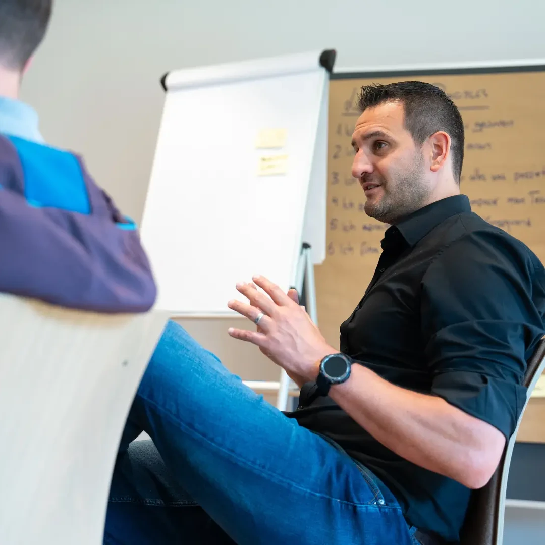 Nico Reis im 1:1-Coaching mit einem Unternehmer